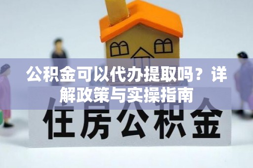 罗东公积金可以代办提取吗？详解政策与实操指南