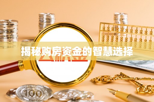 罗东揭秘购房资金的智慧选择