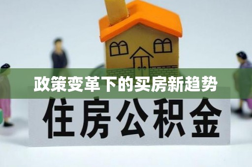 罗东政策变革下的买房新趋势