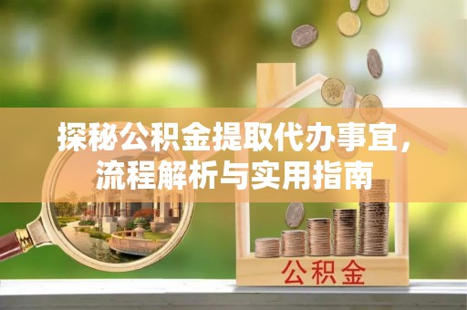 罗东探秘公积金提取代办事宜，流程解析与实用指南