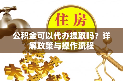 罗东公积金可以代办提取吗？详解政策与操作流程